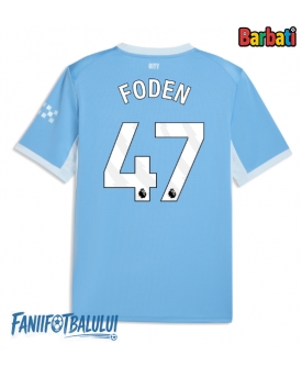 Manchester City Phil Foden #47 Tricou Fotbal Replică 2026-27 Barbati Acasa